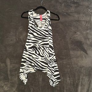 Retro Doll XL Zebra Top